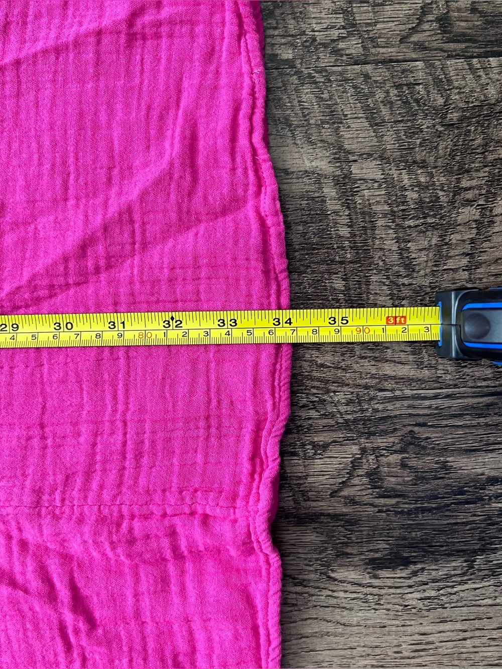 Old Navy Women’s Small Bright Pink Gauze V-Neck Tunic Dress w/ Pockets - Picture 7 of 8